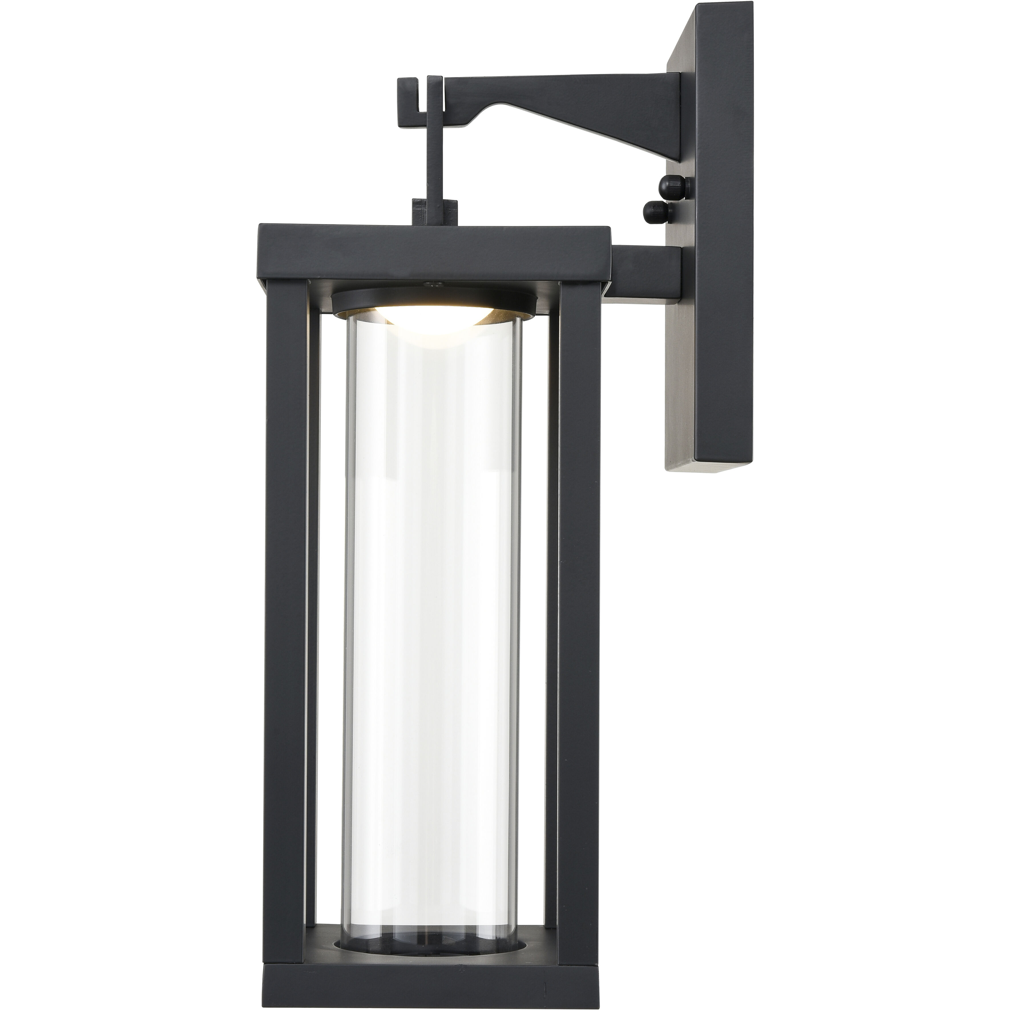 Dumont LED 13.75 inch Powder Coated Black Outdoor Wall Sconce